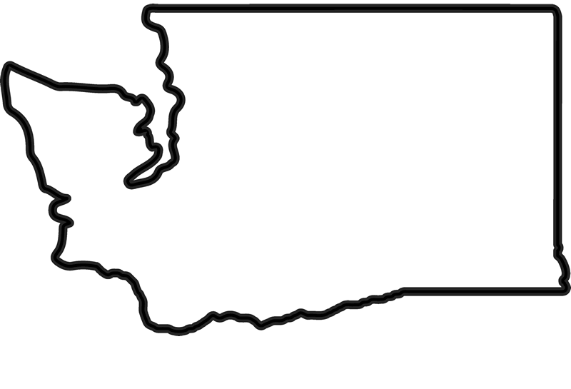Washington state outline